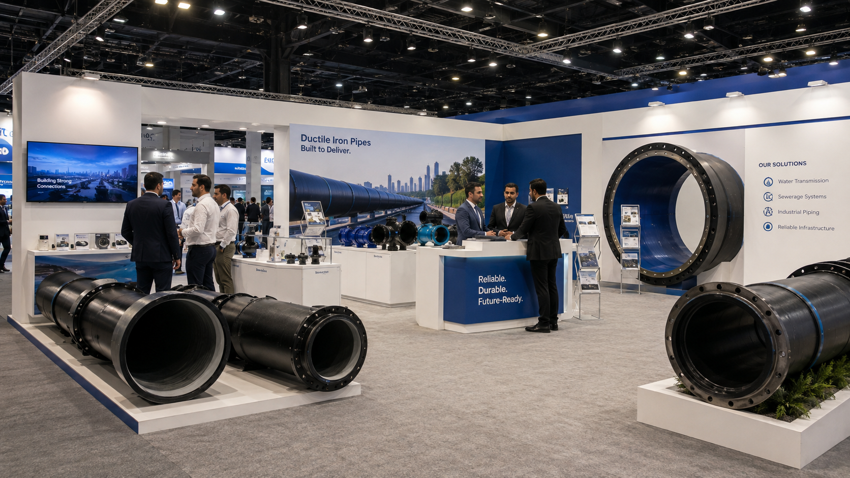 Rashmi Group exhibition booth at AWWA ACE26 water infrastructure conference